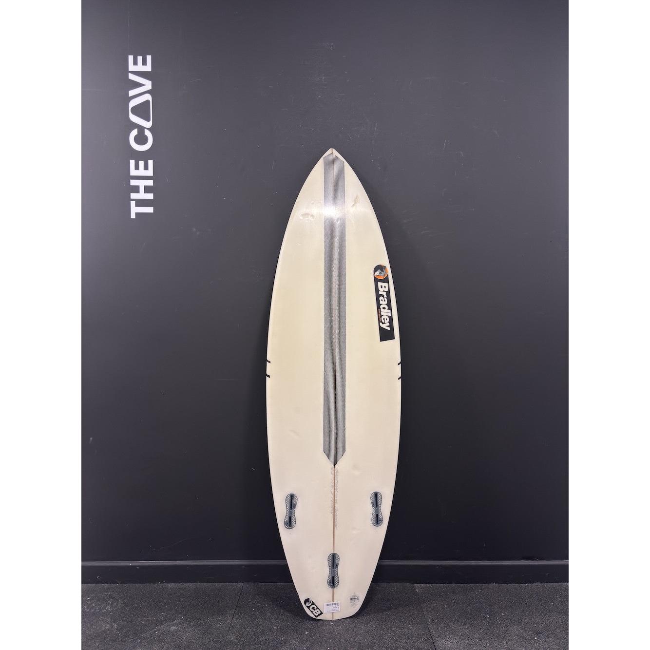 Gladiator 6'4" x 20 7/8" X  2 11/16" - 37.70L, 3x  Futures Fin Boxes, LC6 [Good] - ID:1079056