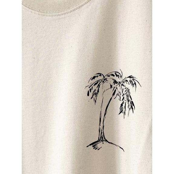 Nick Turner Organic cotton palm tree t-shirt