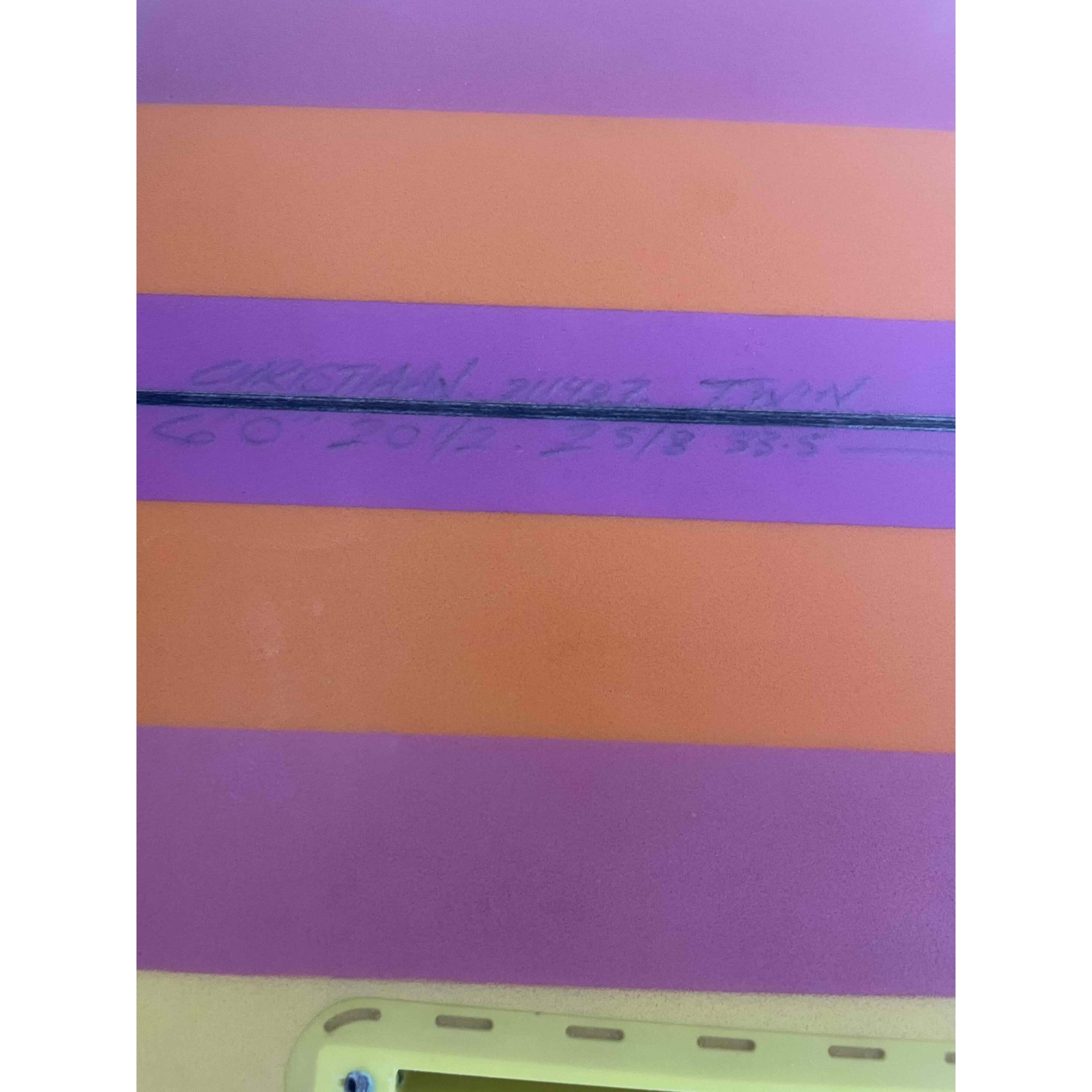 2WIN 6'0" x 20 1/2" X  2 5/8", 2x  Futures Fin Boxes, PU [Semi New] - ID:976845