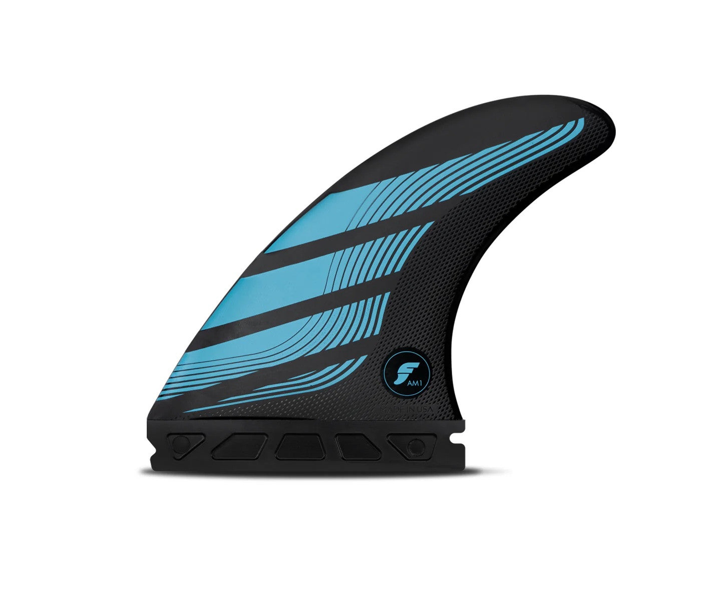 Futures Fins Am1 3Fin Alpha Carbon/Blue