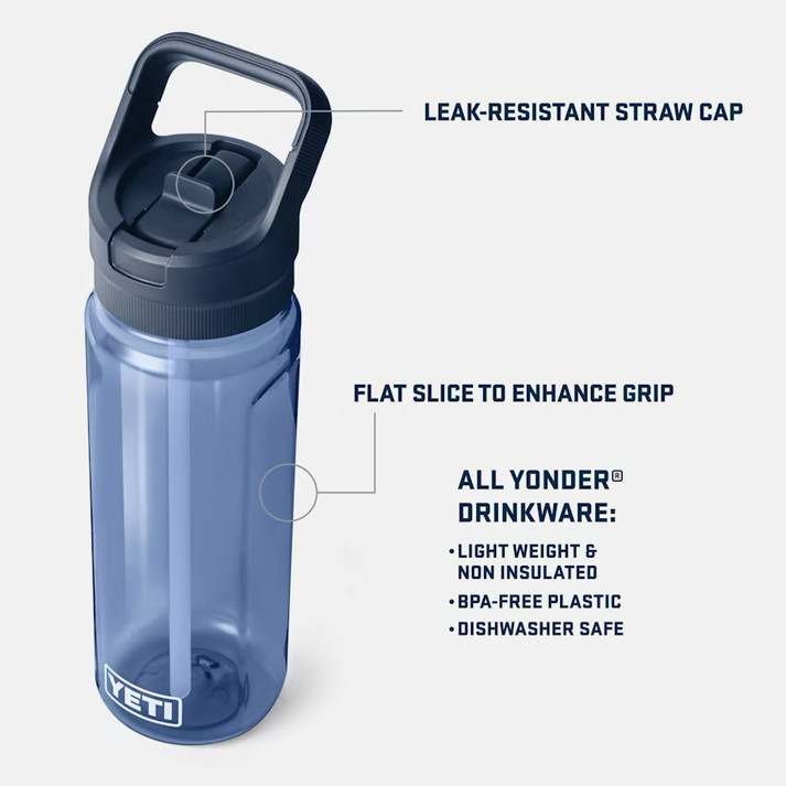 Yeti Yonder Colour Straw 750ml Water Bottle