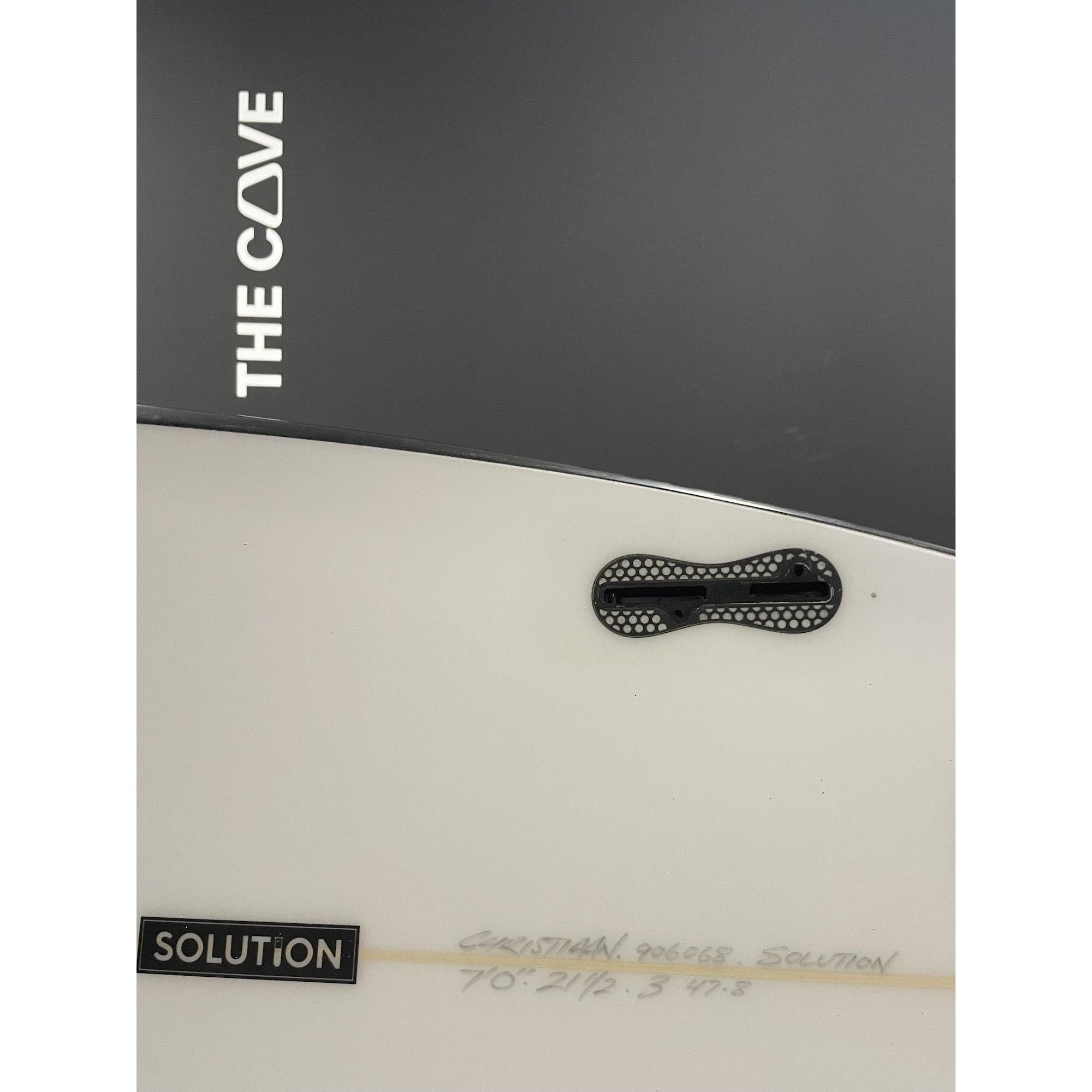 Solution 7'0" x 21 1/2" X  3", 3x  FCS 2 Fin Boxes, PU [Semi New] - ID:1002541