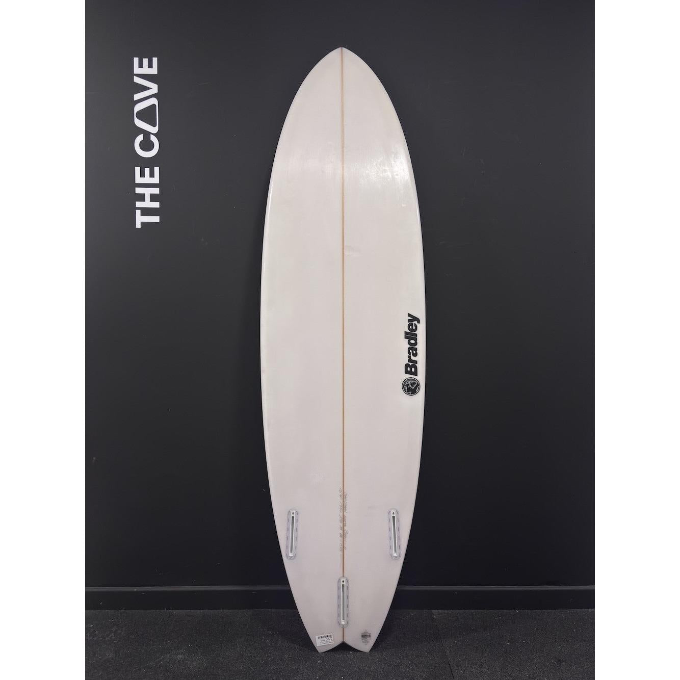 Chocolatine (narrow) 6'4" x 19 3/4" X  2 1/2" - 35.80L, Swallow, 3x  Futures Fin Boxes, PU [Good] - ID:1076097