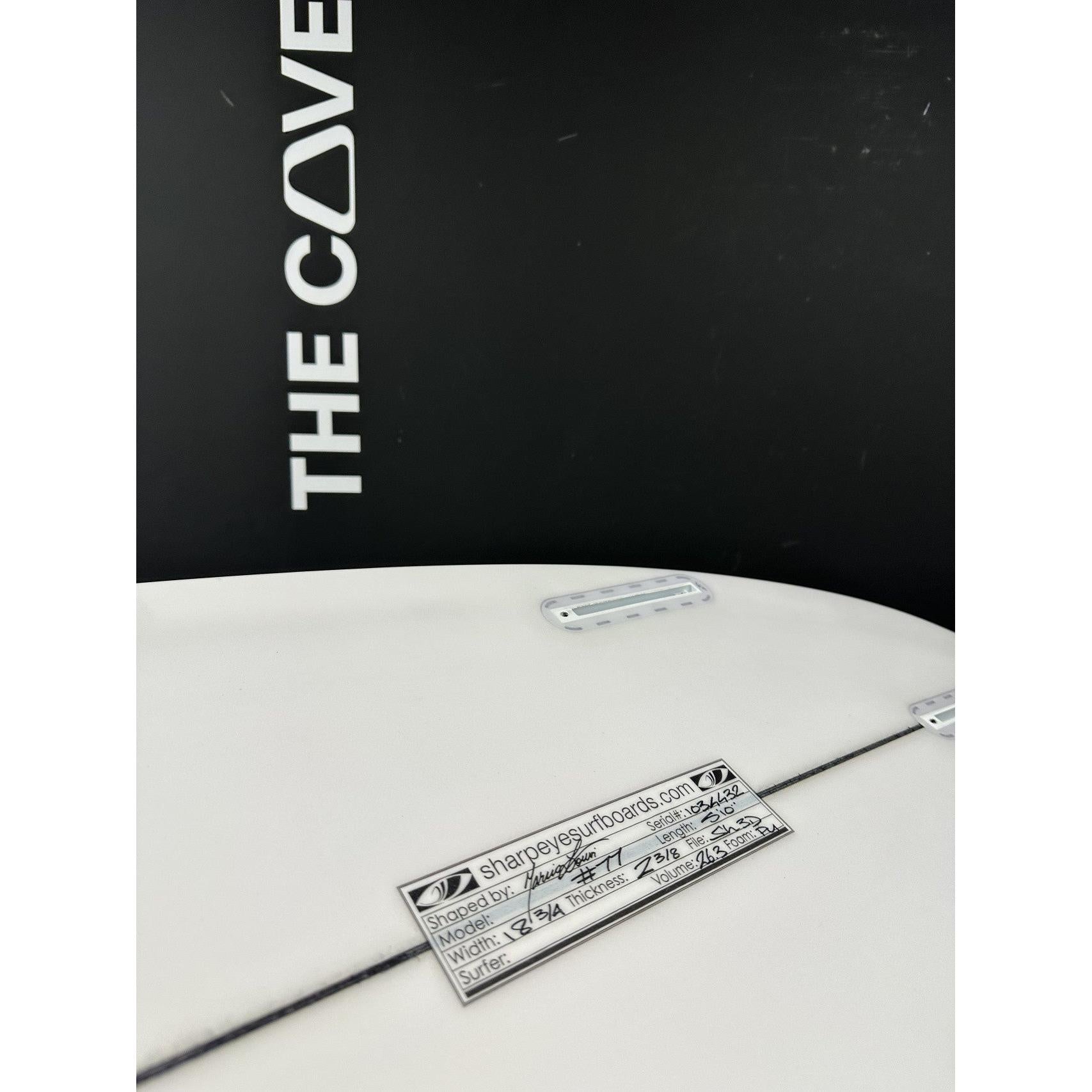 #77 5'10" x 18 3/4" X  2 3/8", Round, 3x  Futures Fin Boxes, PU [New] - ID:1034432