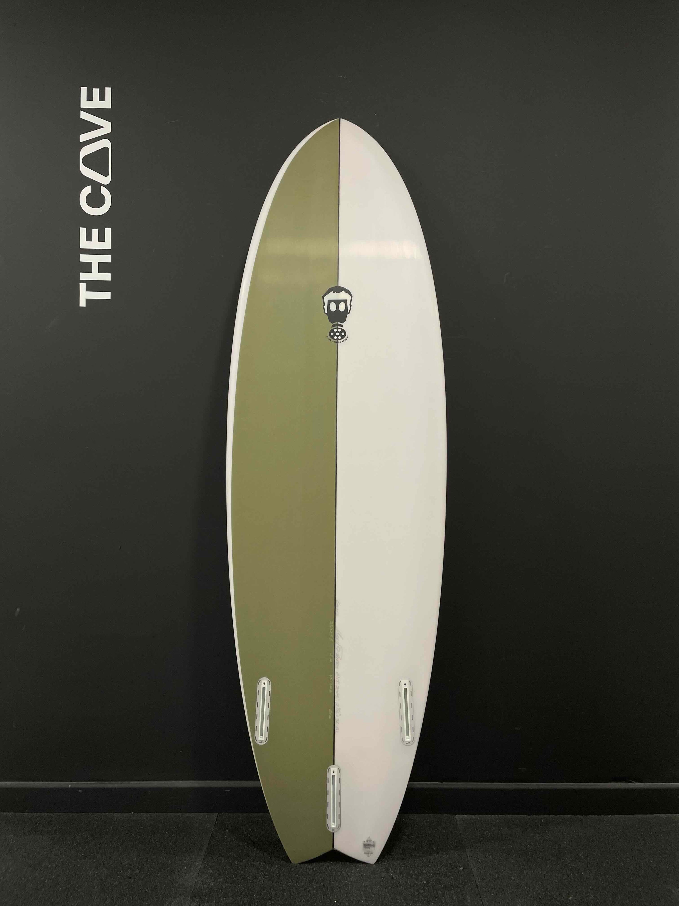 Caviar 6'0" x 20 1/2" X  2 11/16" - 36.80L, 3x  Futures Fin Boxes, PU [New] - ID:895295