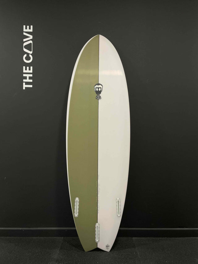 Caviar 6'0" x 20 1/2" X  2 11/16" - 36.80L, 3x  Futures Fin Boxes, PU [New] - ID:895295
