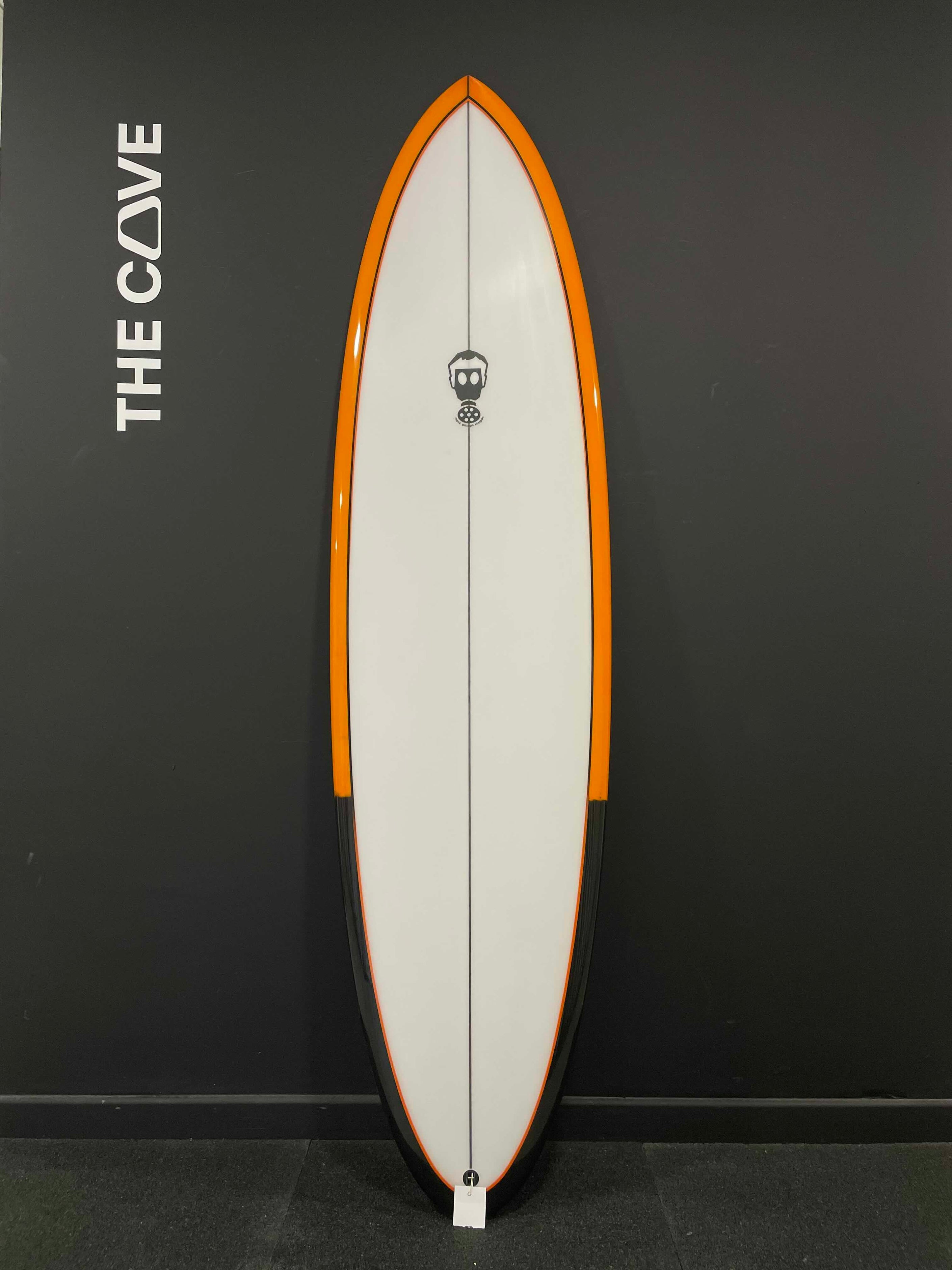 One Bad Egg (Standard) 6'6" x 20" X  2 5/8" - 37.71L, 3x  Single + 2 Boxes Futures Fin Boxes, PU [New] - ID:895790