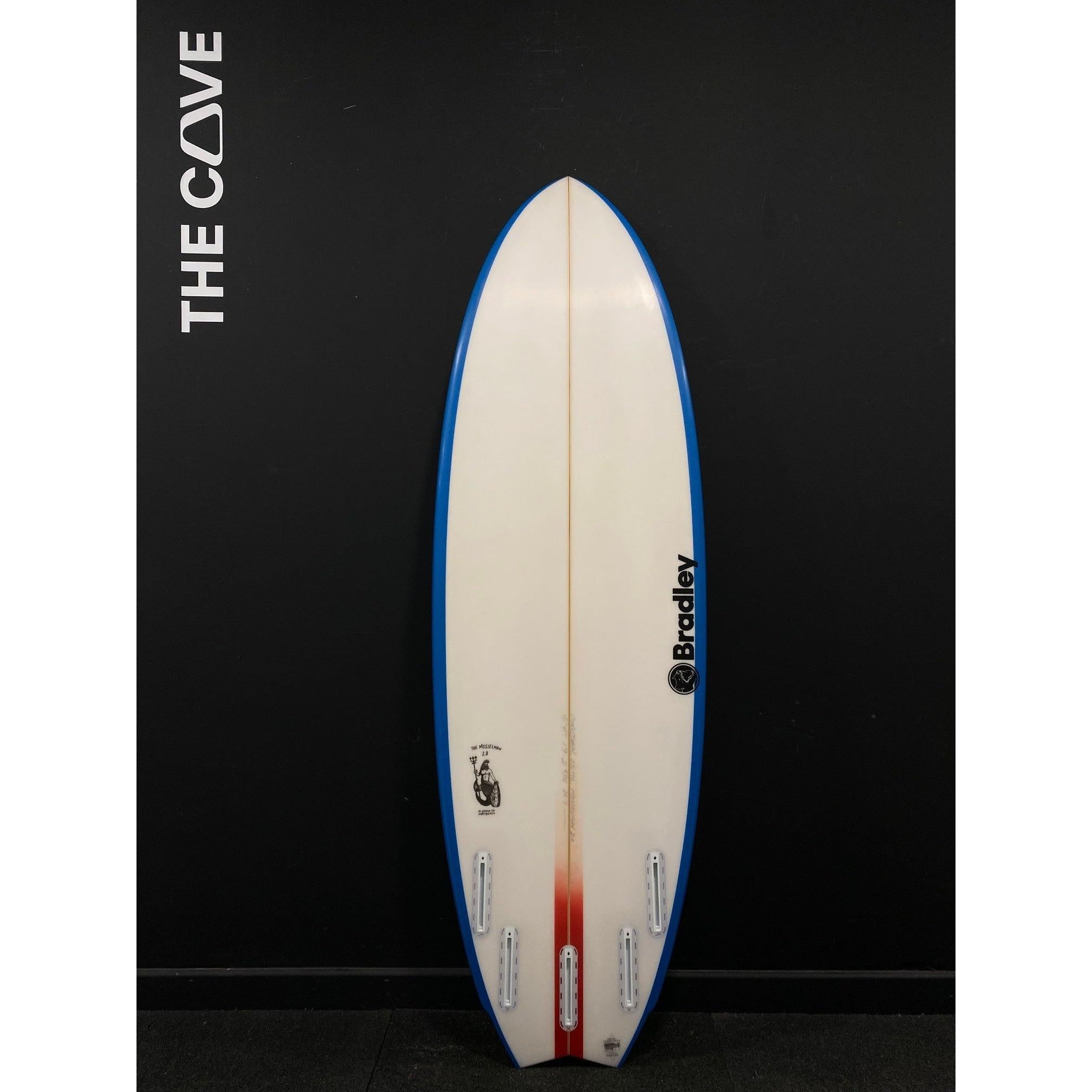 Mosselman 2.0 5'4" x 19" X  2 5/16" - 26.70L, 5x  Futures Fin Boxes, PU [New] - ID:1137763