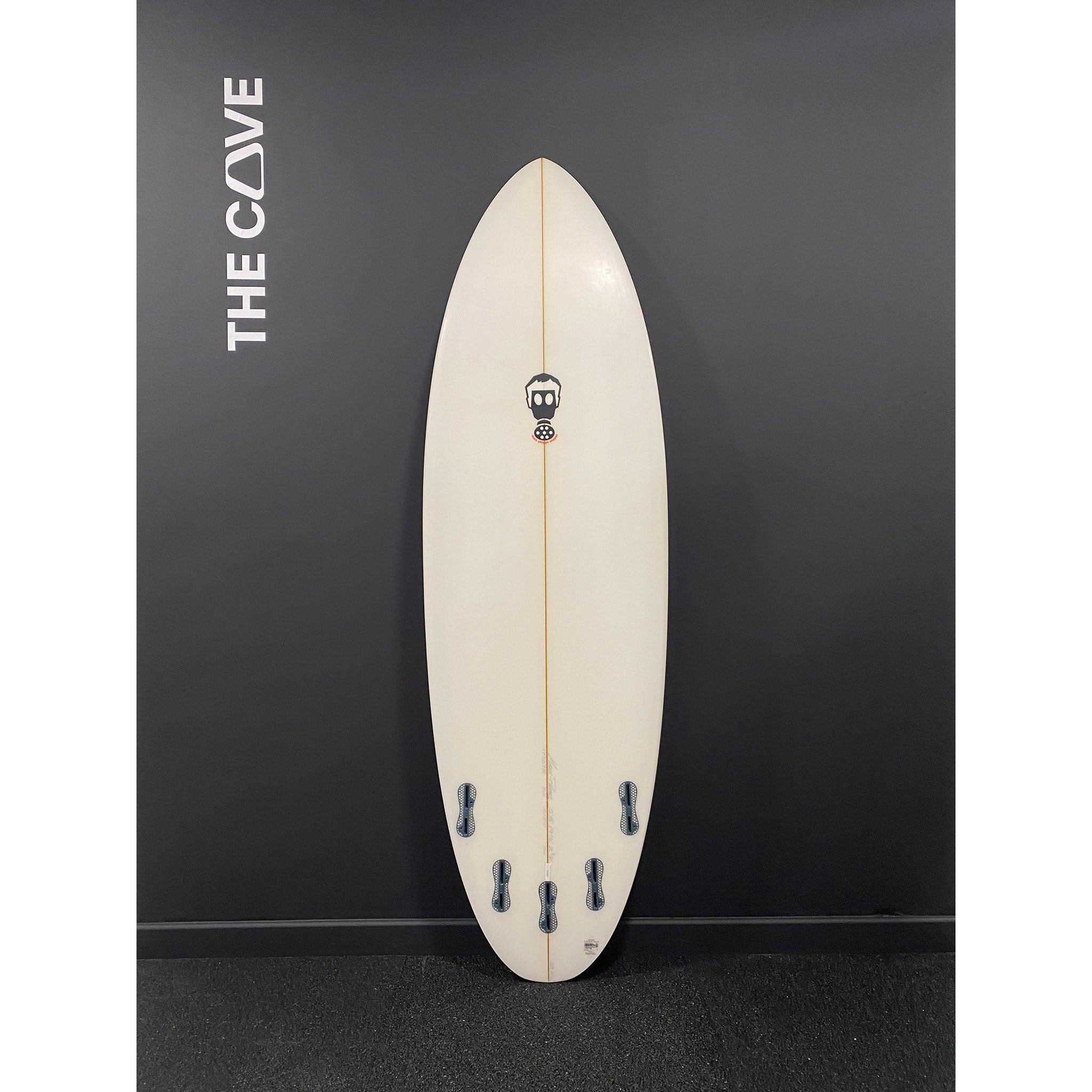 Yo 5'8" x 19 1/2" X  2 3/8" - 29.25L, 5x  FCS 2 Fin Boxes, PU [Semi New] - ID:896758