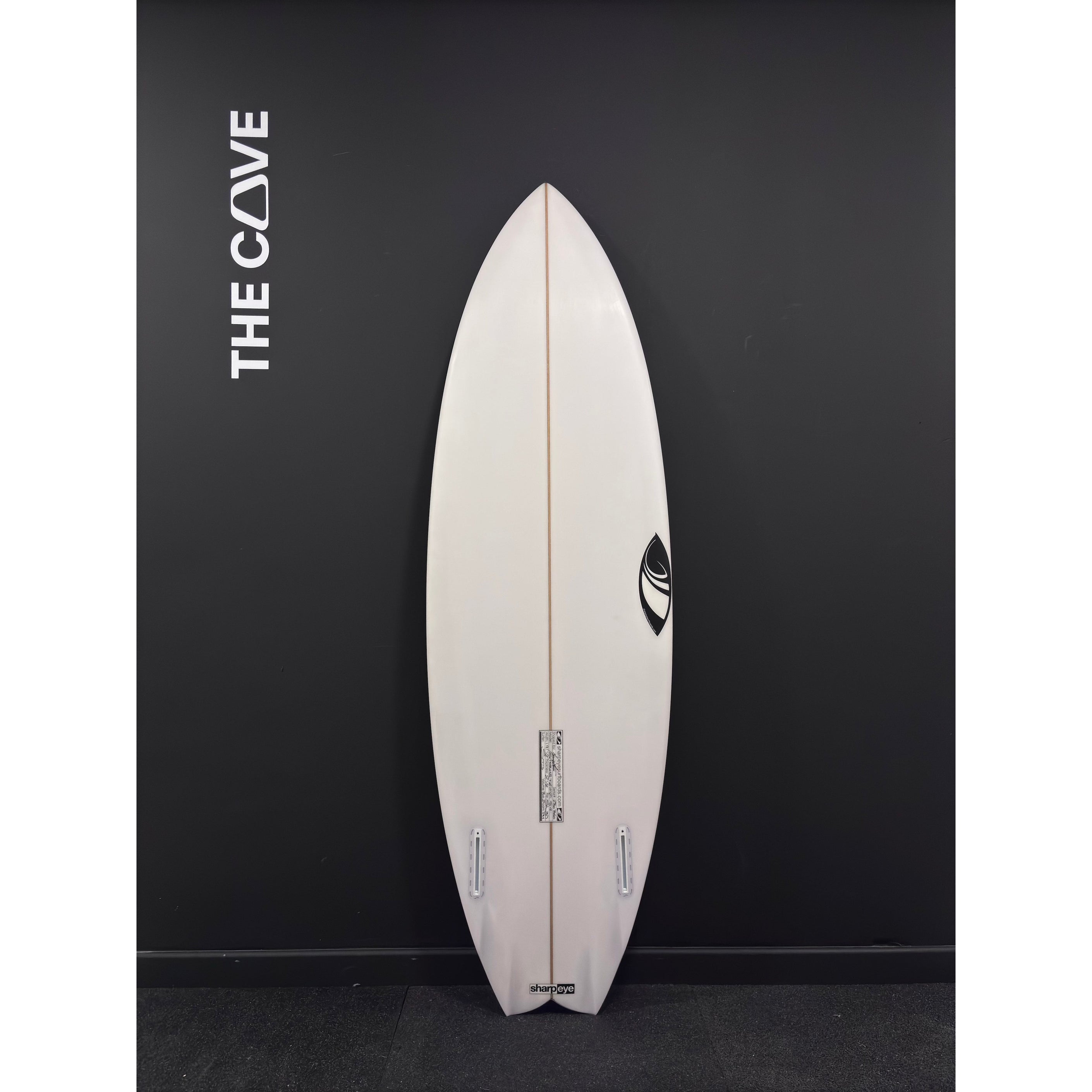 TWIN TURBO 5'9" x 19 1/2" X  2 1/2" - 30.20L, Swallow, 3x  Futures Fin Boxes, PU [New] - ID:944975