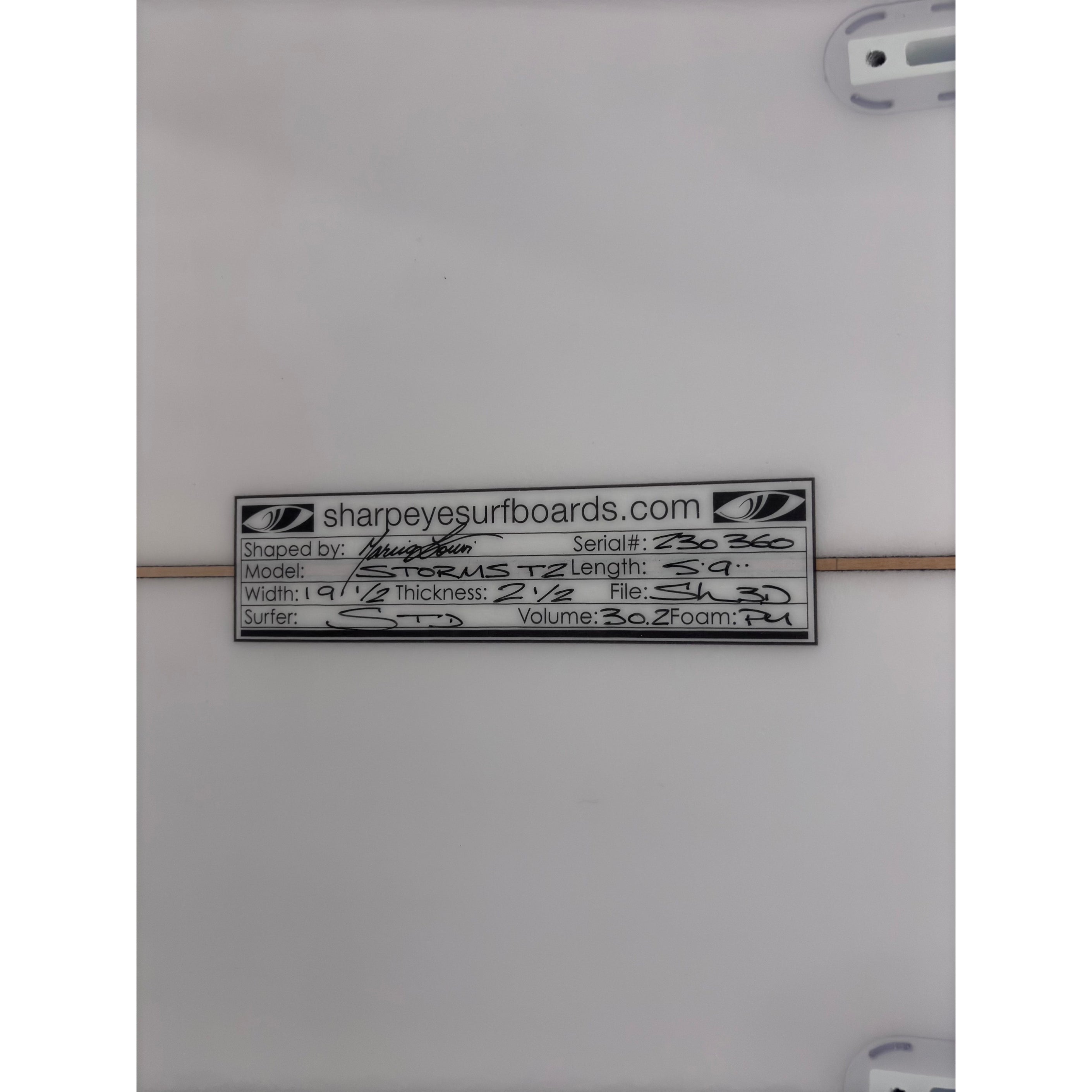 Twin Turbo 1,75 m x 50,8 cm x 6,3 cm - 30,20 L, moteur Swallow, 3 boîtiers Futures Fin, PU [Neuf] - ID : 944975