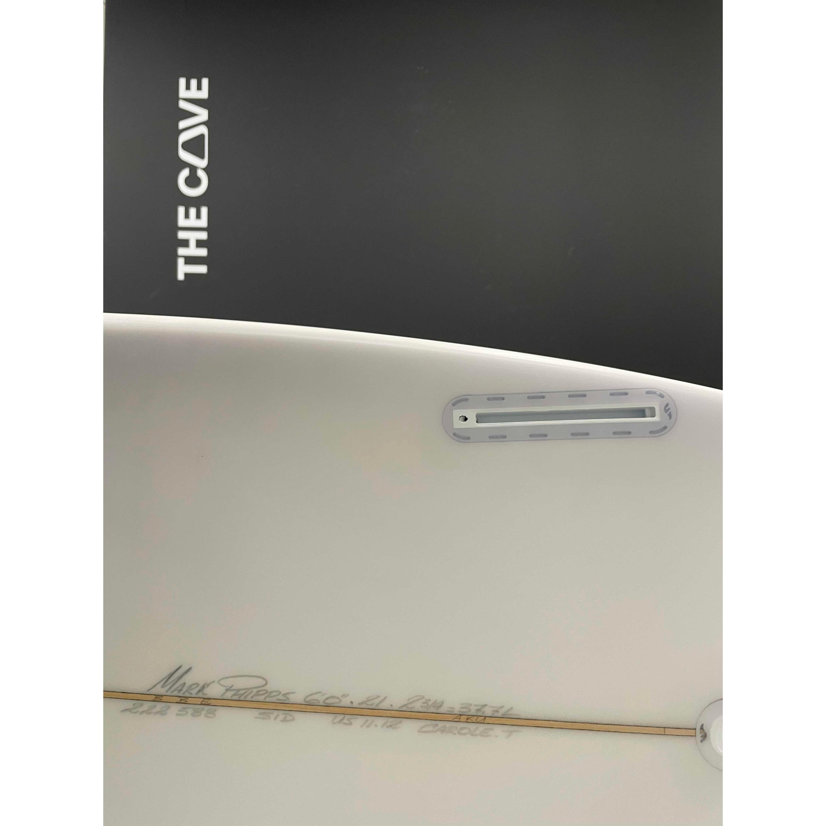 One Bad Egg (wide) 6'0" x 21" X  2 3/4", 3x  Single + 2 Boxes Futures Fin Boxes, PU [New] - ID:959288