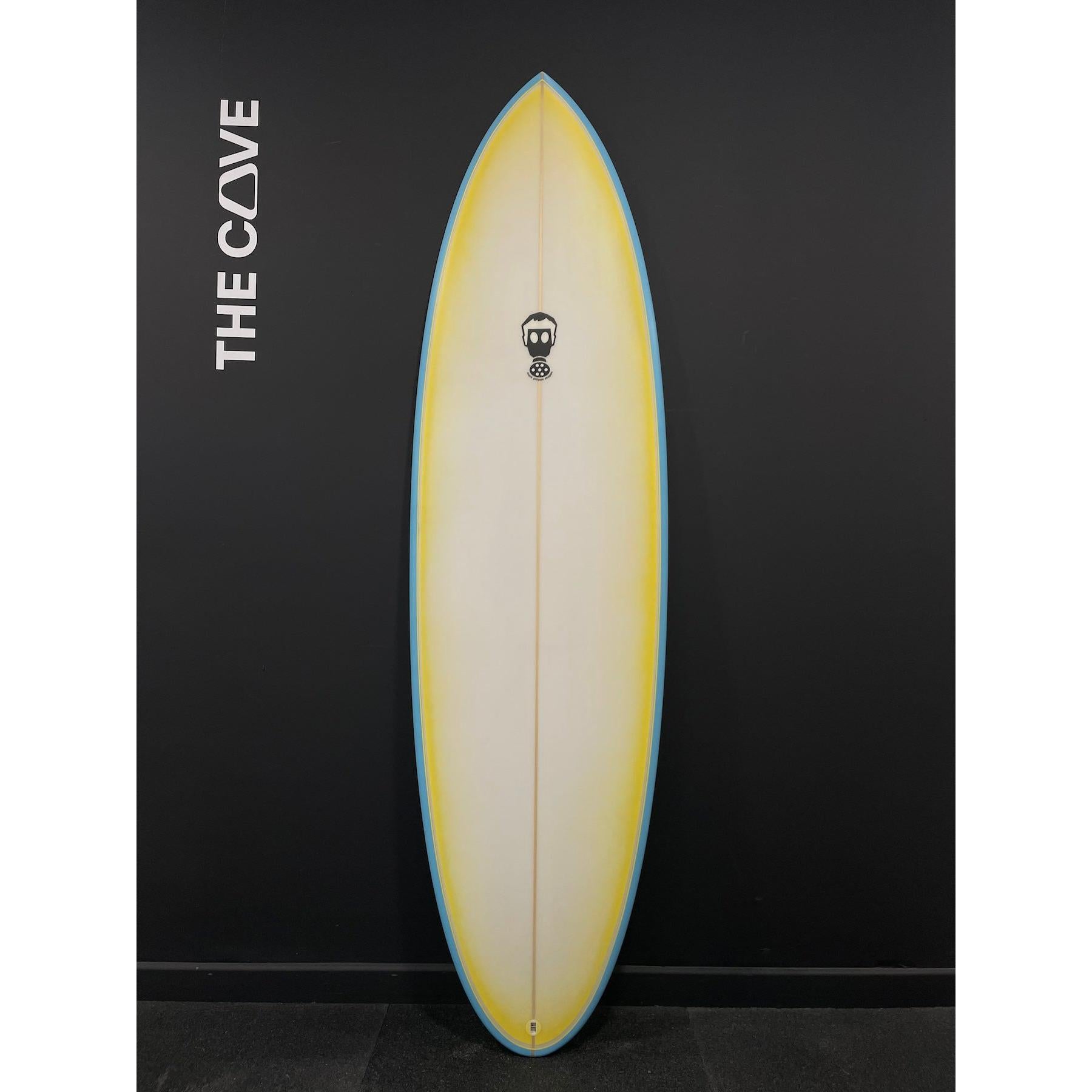 Mark Phipps One Bad Egg surfboard 6ft 8 FCS II - White