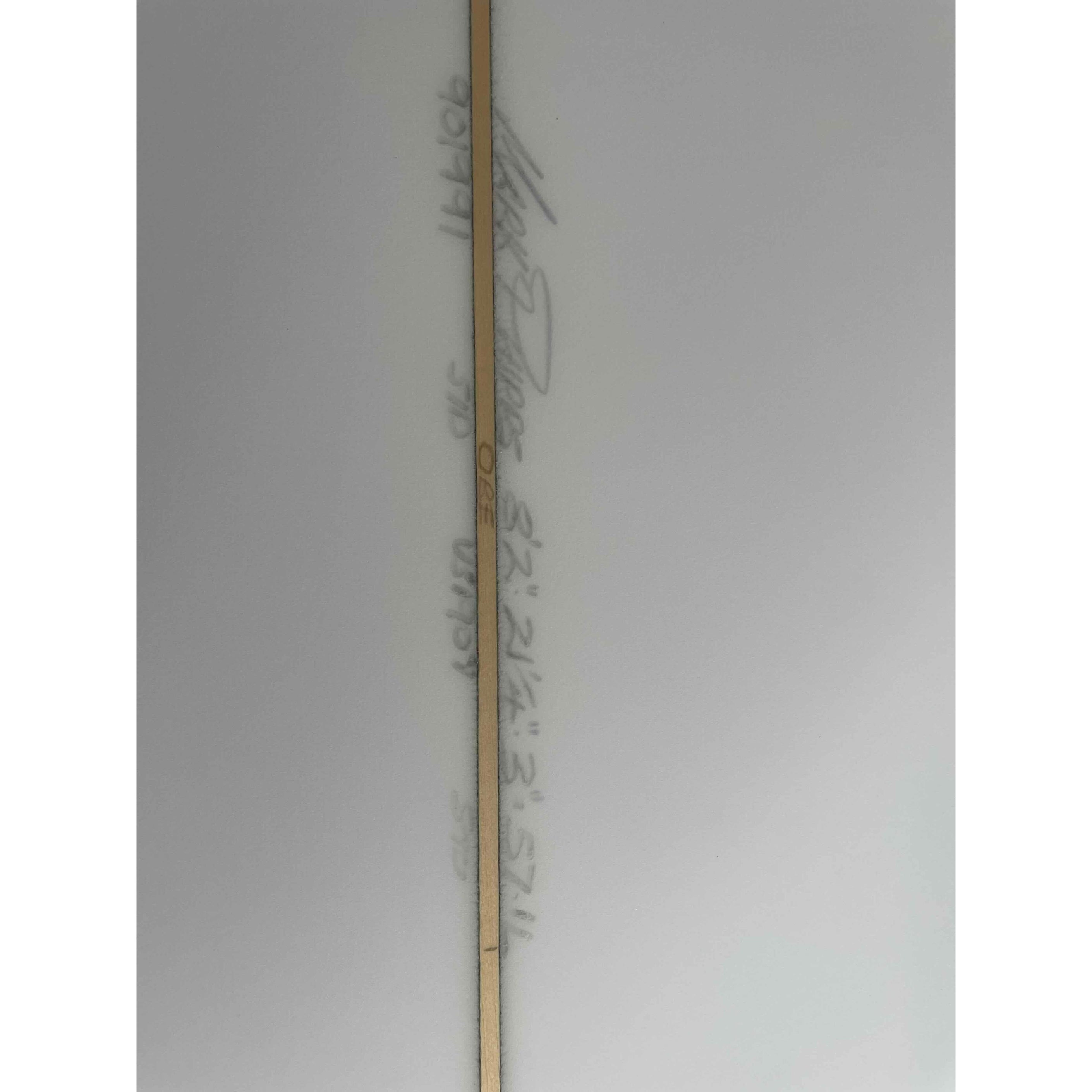 One Bad Egg (Standard) 8'2" x 21 1/4" X  3" - 57.10L, Round Pin, 3x  Single + 2 Boxes Futures Fin Boxes, PU [New] - ID:959375