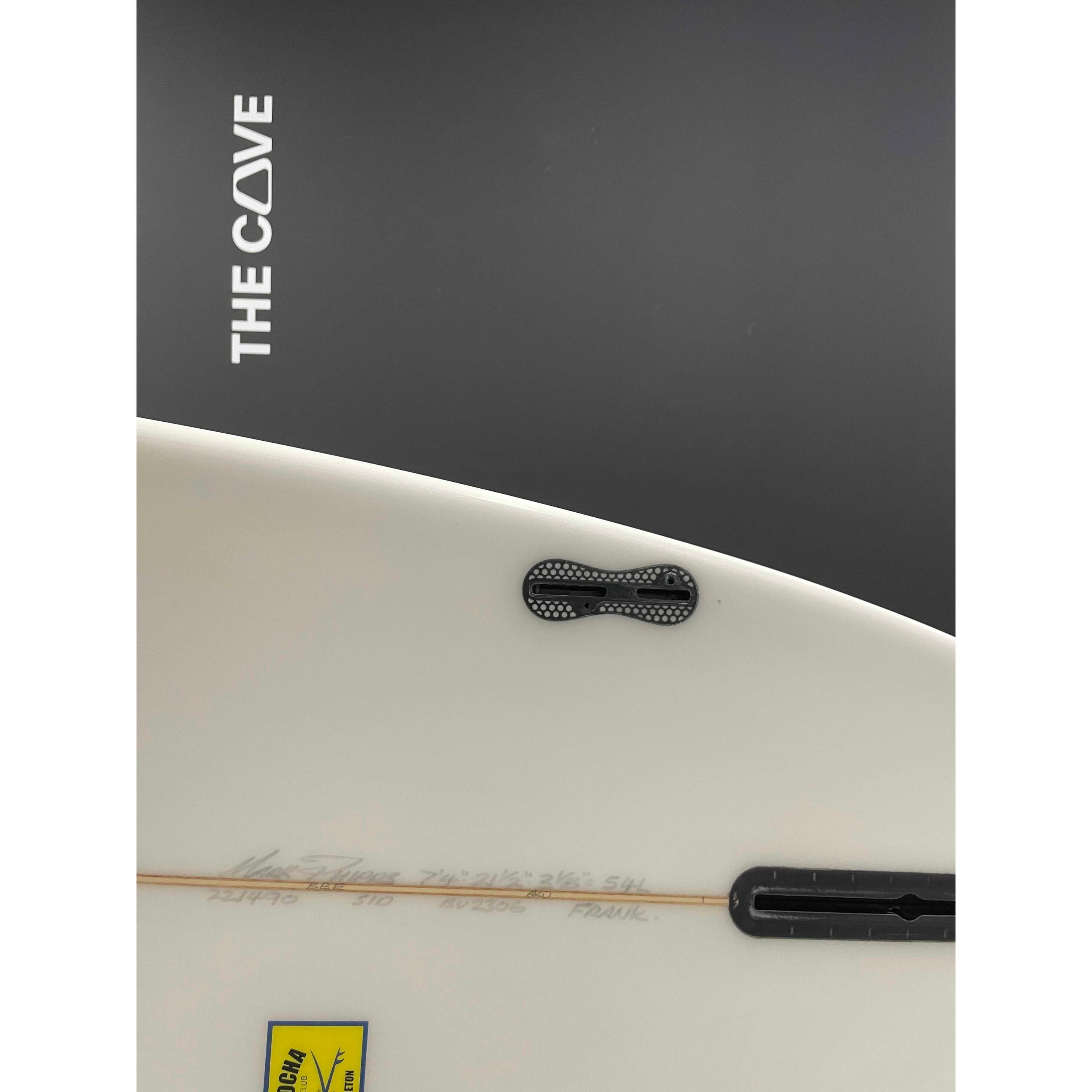 One Bad Egg (wide) 7'4" x 21 1/2" X  3 1/8" - 54.00L, 3x   Fin Boxes, PU [New] - ID:984968