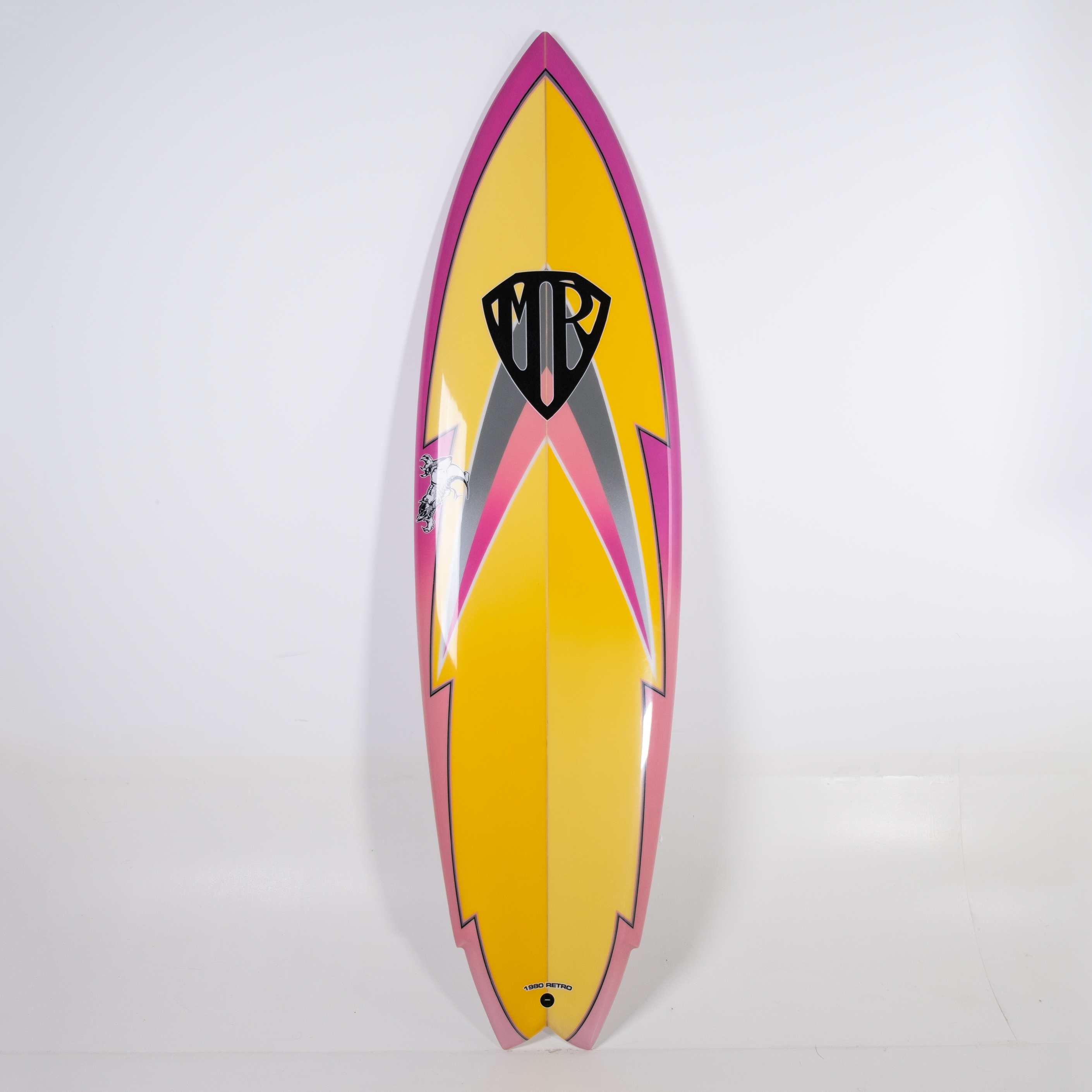 Retro Twin 6'4" x 20 1/2" X 2 3/4" - 38.70L, 2x FCS 2 Fin Boxes, PU - ID:954877