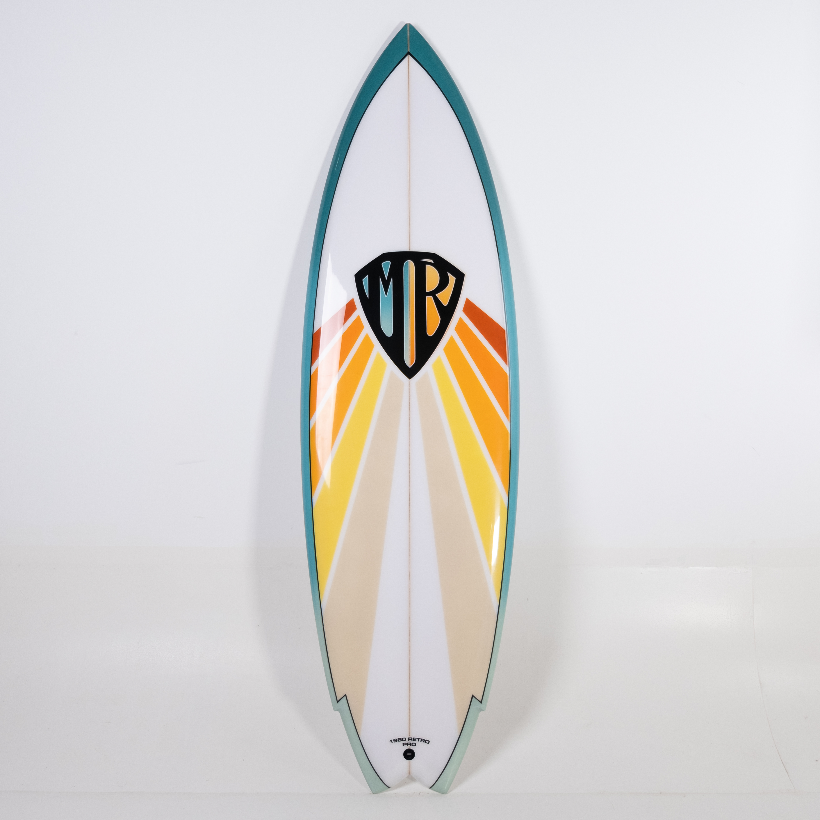 1980 Retro Pro 5'8" x 19 3/4" X 2 5/8" - 32.00L, Wing Swallow, 3x FCS 2 Fin Boxes, PU - ID:1019261
