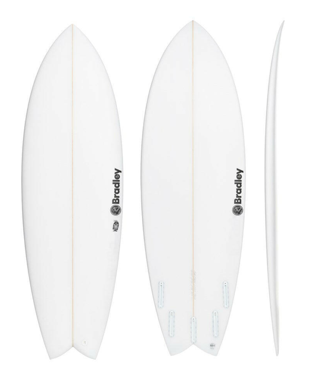 Tang 5'4" x 20 1/2" X  2 3/8" - 28.30L, Swallow, 5x   Fin Boxes, PU - ID:898693