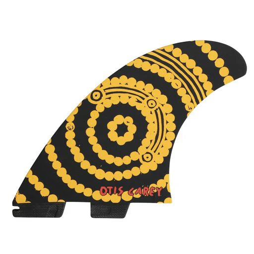 FCS Fins Otis Carey Twin+1 PG Black L-XL