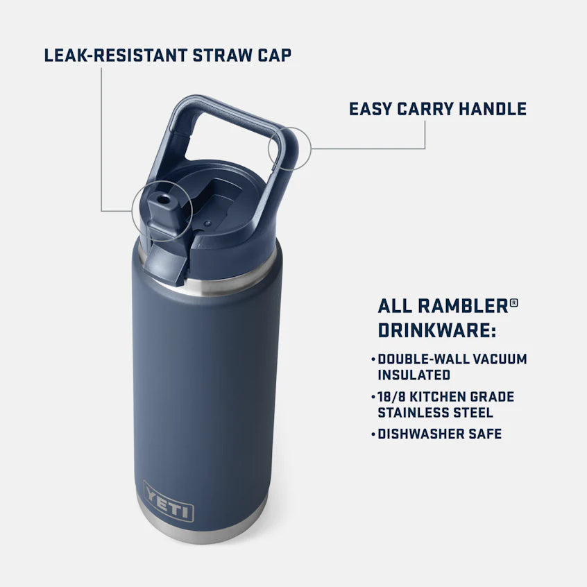 Yeti Rambler Straw Bottle