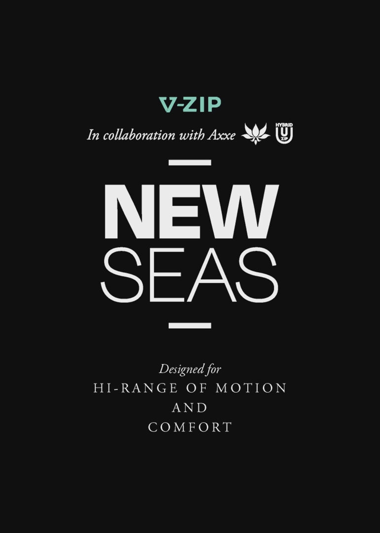 Vissla Wetsuit NEW SEAS 4-3 V ZIP-BLK